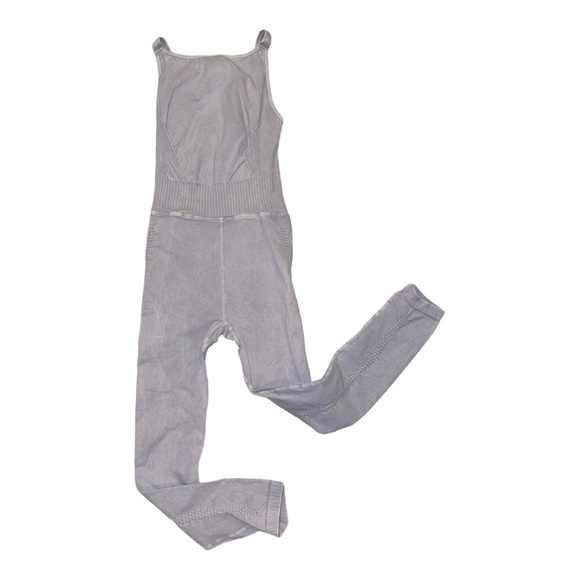 NEW Free People Good Karma High Neck Onesie in Ice Grey - Picture 7 of 7